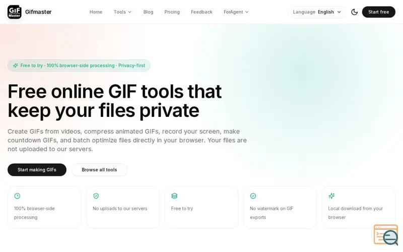 Screenshot of GIF Master