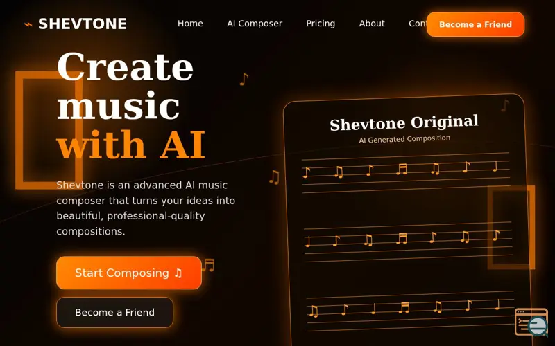 Screenshot of ShevtoneAudio