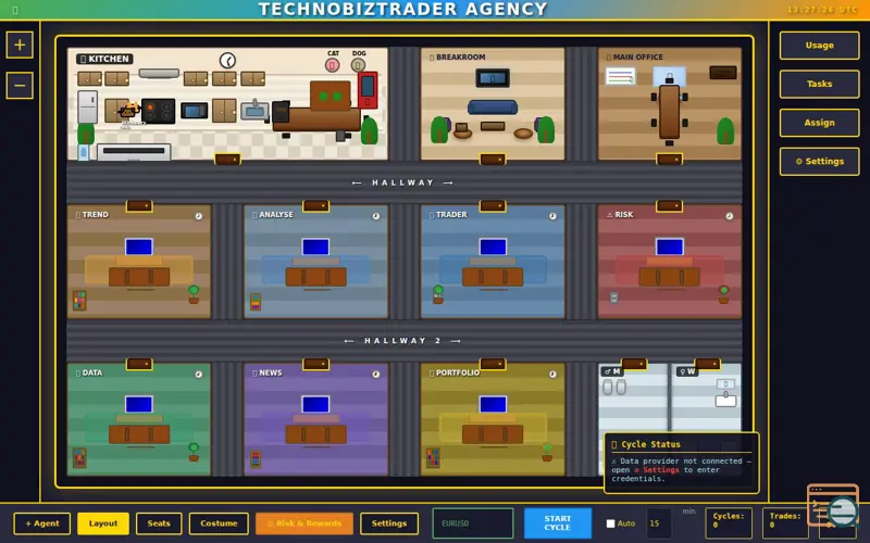 Screenshot of TechnoBiz Agent  Open-Source AI Trading