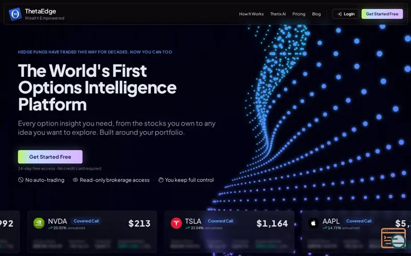 Screenshot of ThetaEdge AI