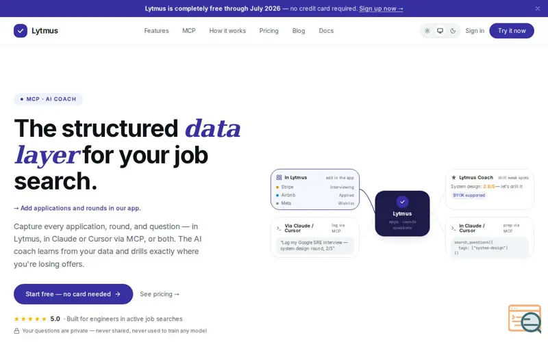 Screenshot of Lytmus