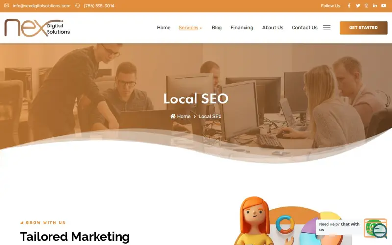 Screenshot of Local SEO, a launch using CityLocal101