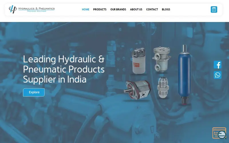 Screenshot of Hydraulics & Pneumatics