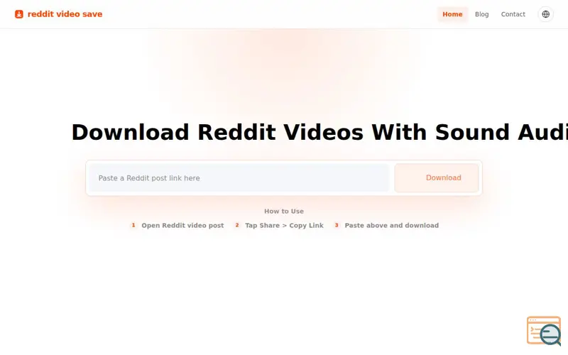 Screenshot of Reddit Video Save