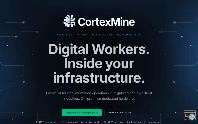 Screenshot of CortexMine