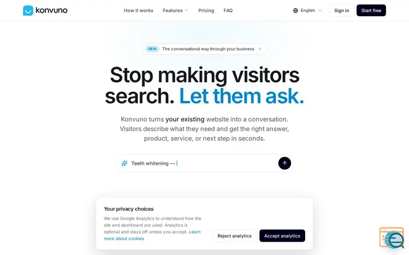 Screenshot of Konvuno