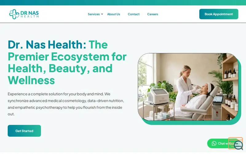 Screenshot of Dr. Nas Health
