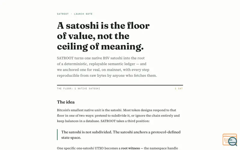 Screenshot of Satroot