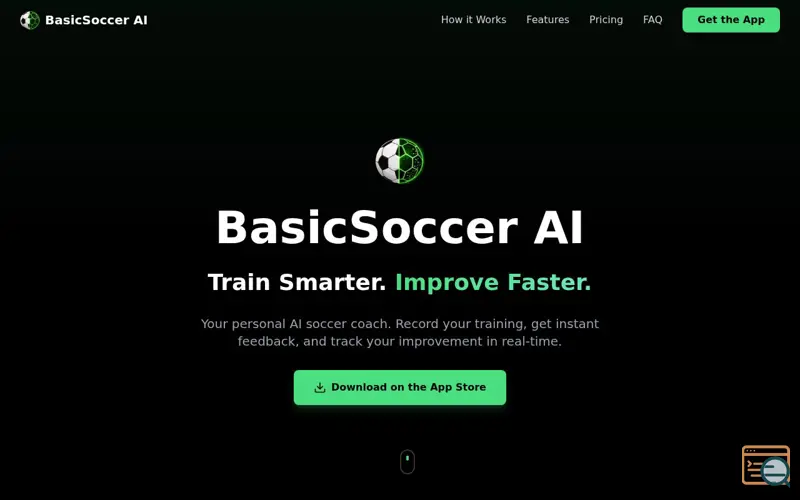 Screenshot of BasicSoccer AI