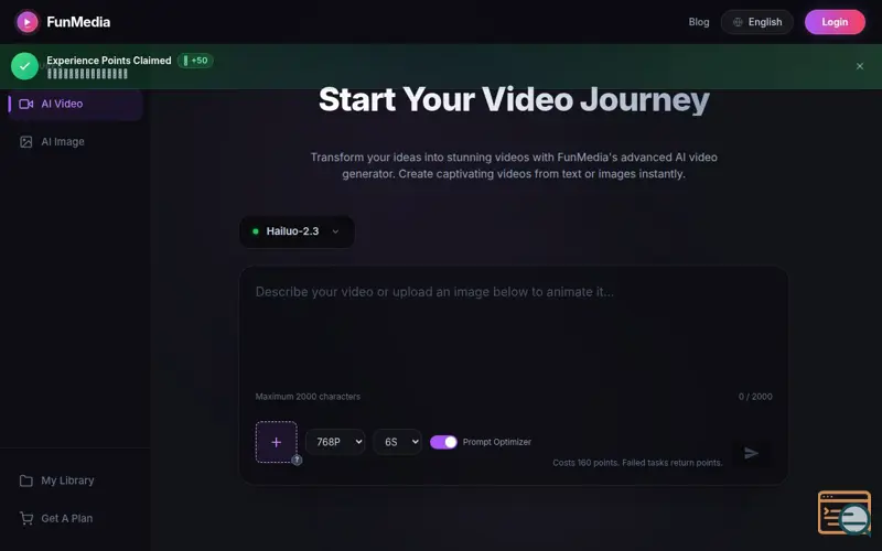 Screenshot of FunMedia