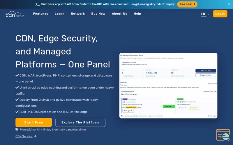 Screenshot of CDN.COM.TR