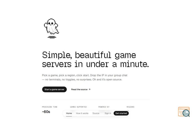 Screenshot of Ghost