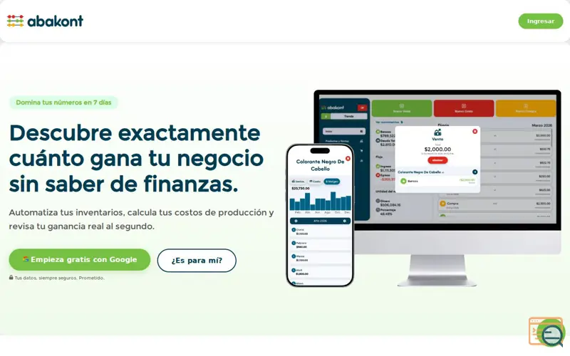 Screenshot of Abakont