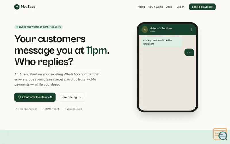Screenshot of ModSapp