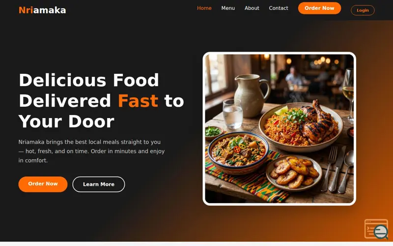 Screenshot of Nriamaka – Fast Food Delivery