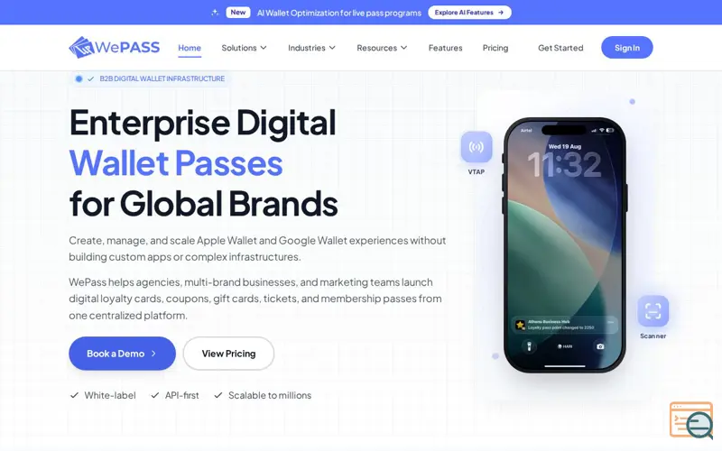 Screenshot of WePass, a launch using LinkedIn