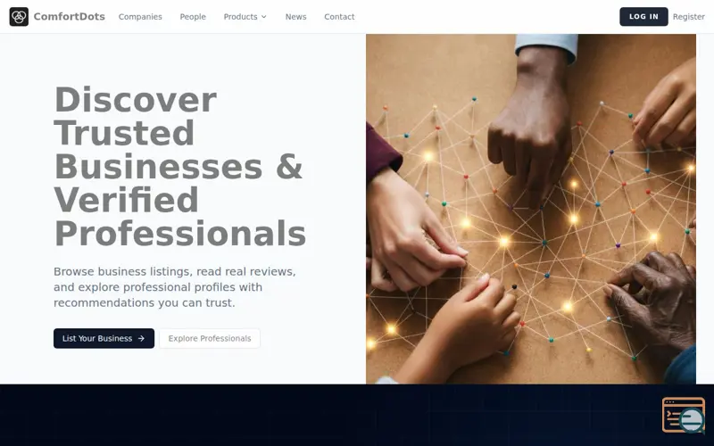 Screenshot of Comfortdots