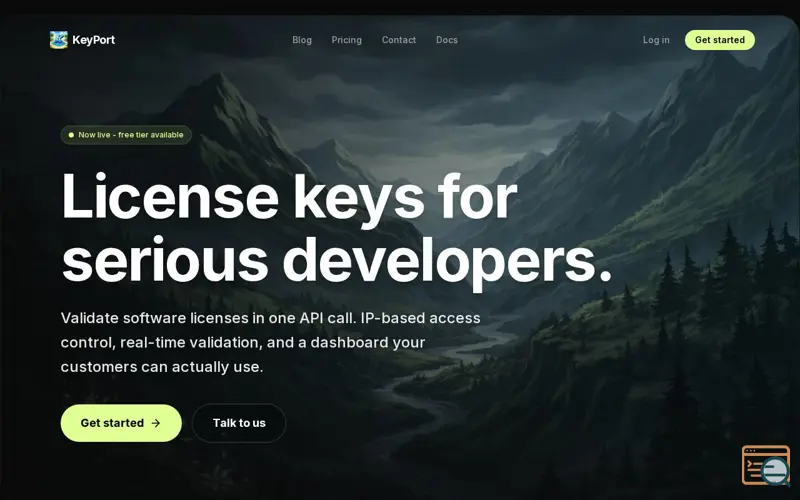 Screenshot of KeyPort