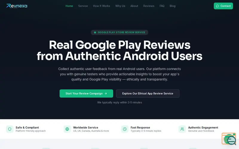 Screenshot of Revnexa
