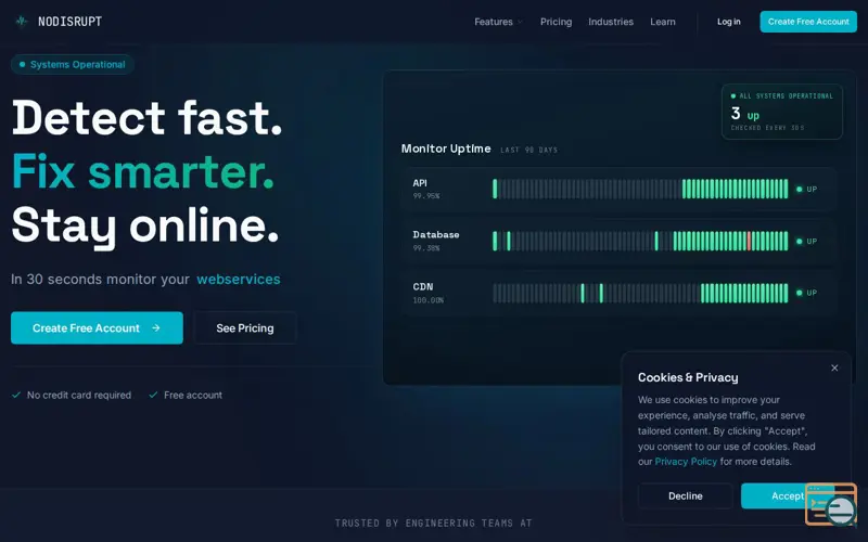 Screenshot of NoDisrupt