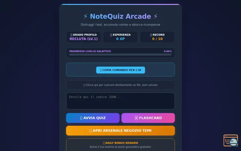 Screenshot of NoteQuiz Arcade