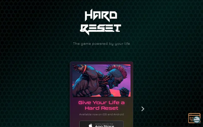 Screenshot of Hard Reset