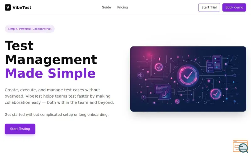 Screenshot of VibeTest