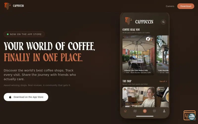 Screenshot of Cappuccin
