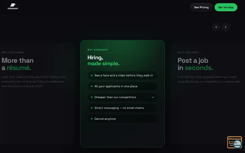Screenshot of SideQuest