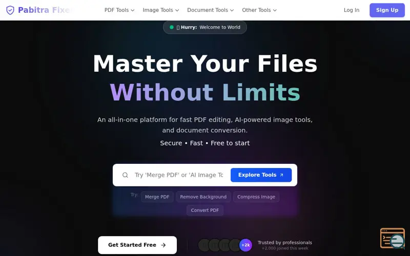 Screenshot of Pabitra Fixer
