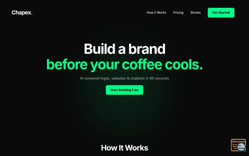 Screenshot of Chapex Branding hub 