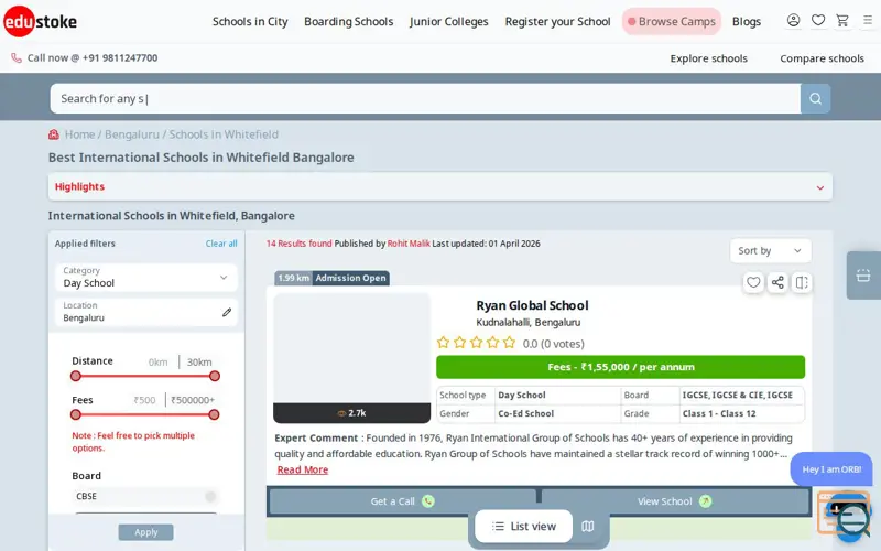 Screenshot of Edustoke