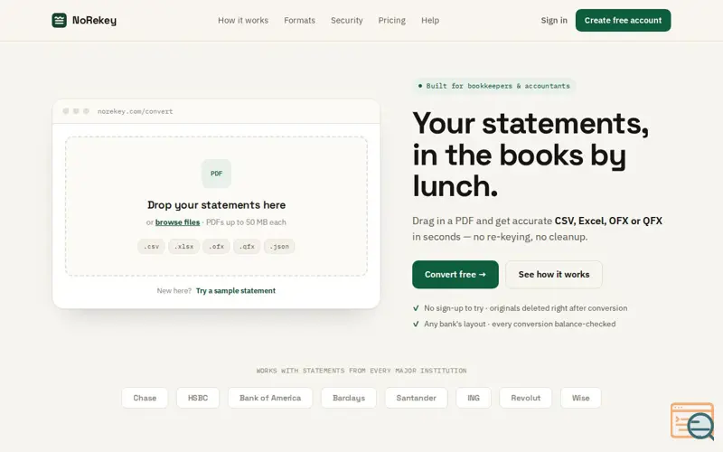Screenshot of NoRekey