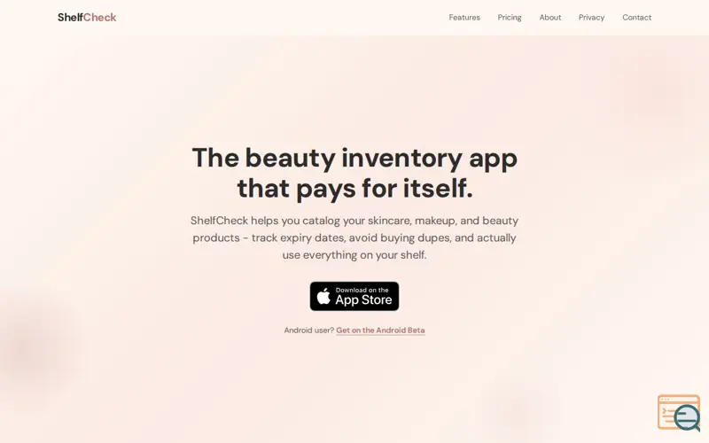 Screenshot of ShelfCheck: Beauty Organizer