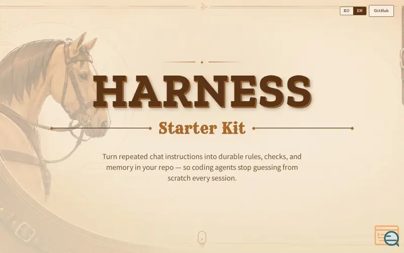 Screenshot of Harness Starter Kit