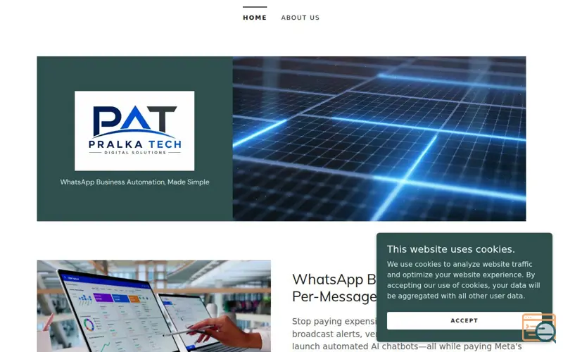 Screenshot of Pralka Tech