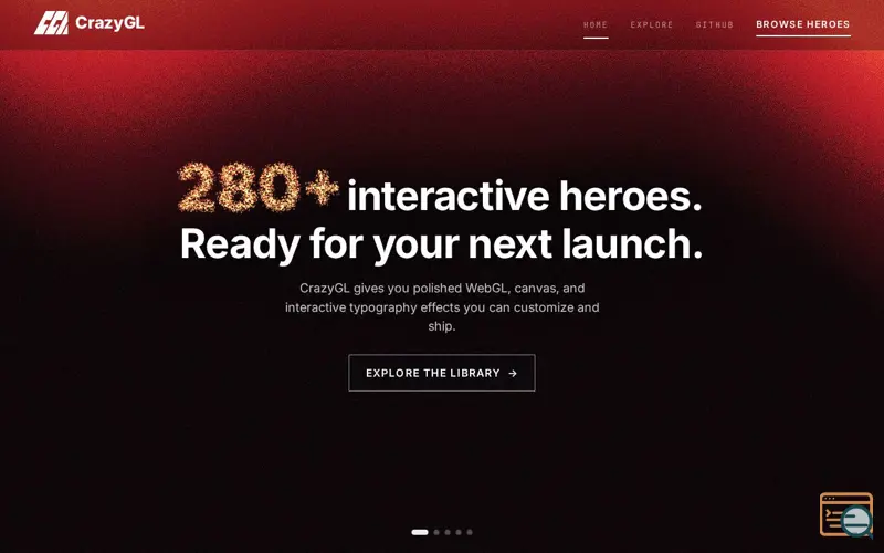 Screenshot of CrazyGL
