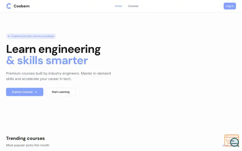Screenshot of Coobern — Learn Beyond the Classroom
