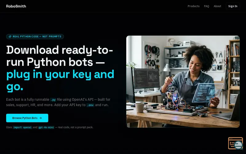 Screenshot of Robosmith