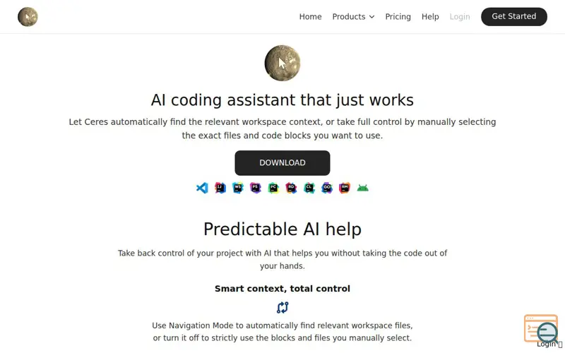 Screenshot of Ceres AI assistant with Local AI & Voice