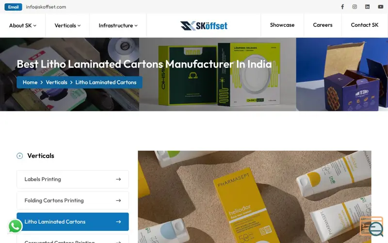 Screenshot of www.skoffset.com