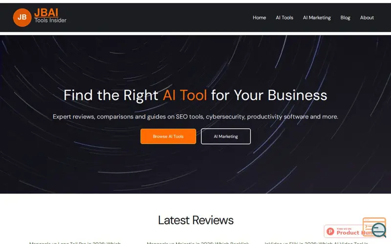 Screenshot of JBAI Tools Insider