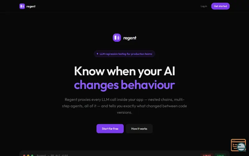 Screenshot of Regent