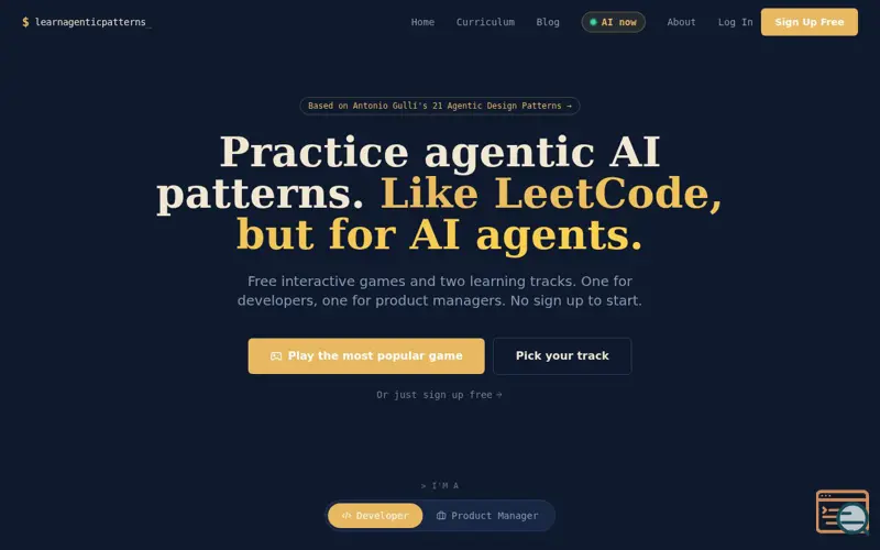 Screenshot of Learn Agentic Patterns