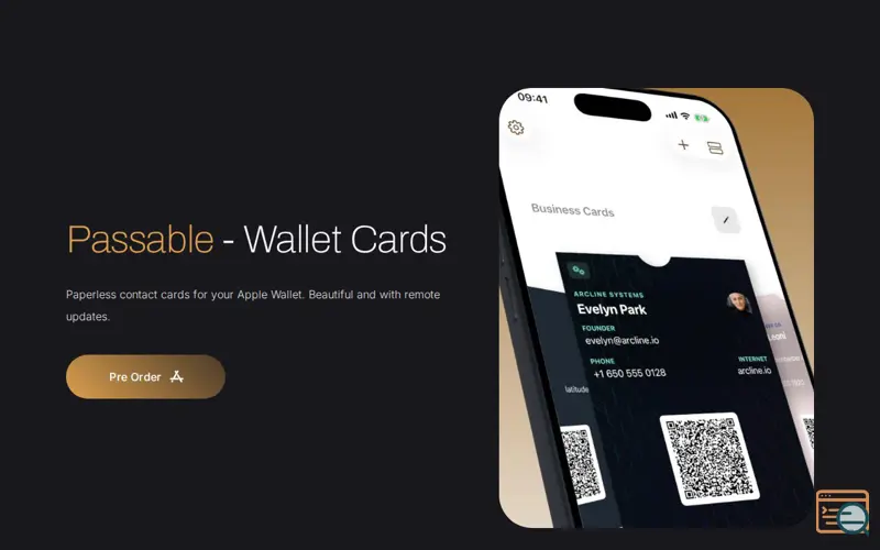 Screenshot of Passable - Wallet Cards