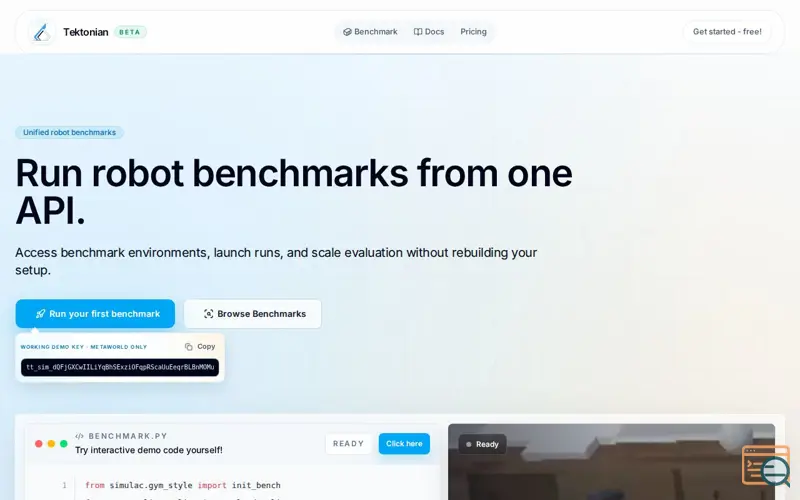Screenshot of Simulac 