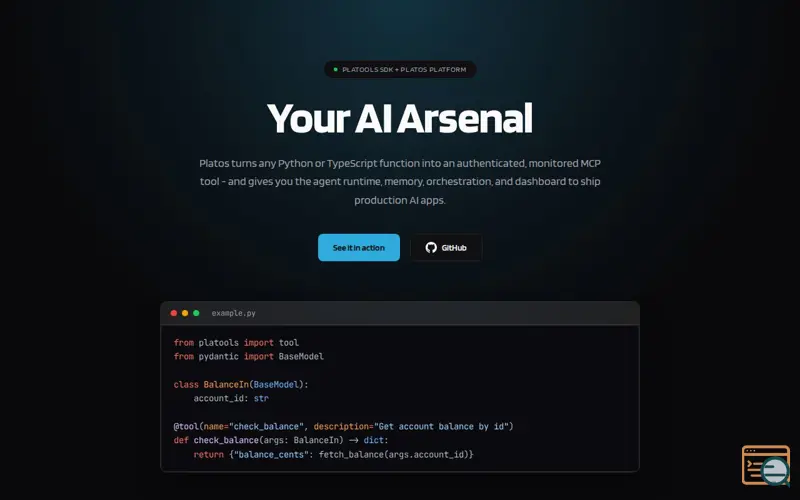 Screenshot of Platos