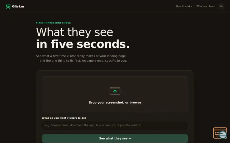 Screenshot of Glisker