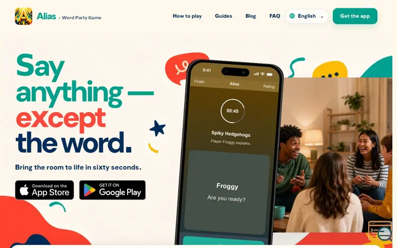 Screenshot of Alias