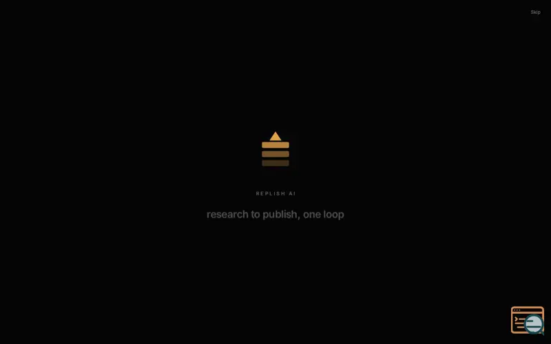 Screenshot of Replish AI